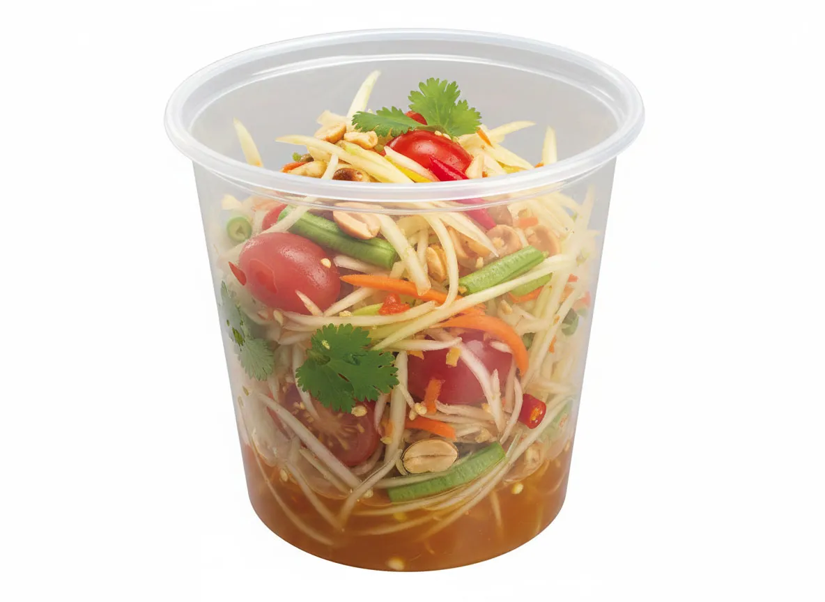 Feinkostbecher rund klar PS